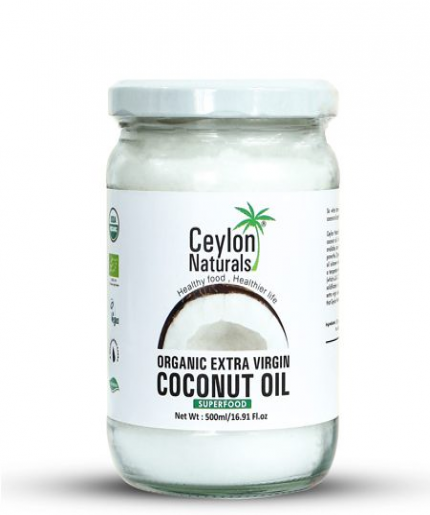 Ceylon Naturals Organic Extra Virgin Coconut Oil 500ml
