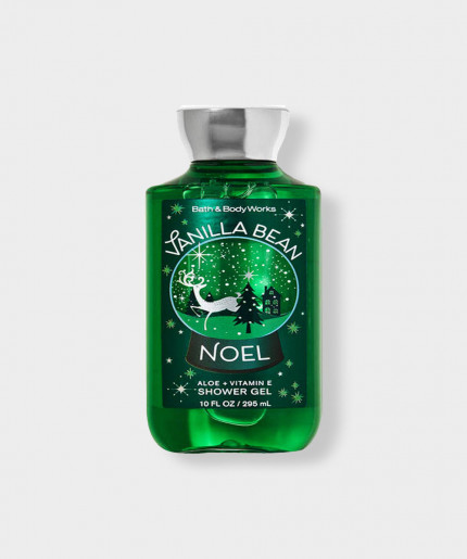 Bath and Body Works Body Vanilla Bean Noel Aloe + Vitamin E Shower Gel