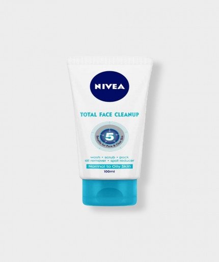 Nivea Total Face Cleanup Face Wash 114gm