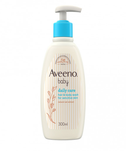 Aveeno Baby Daily Care Hair And Body Wash For Sensitive Skin 300ml