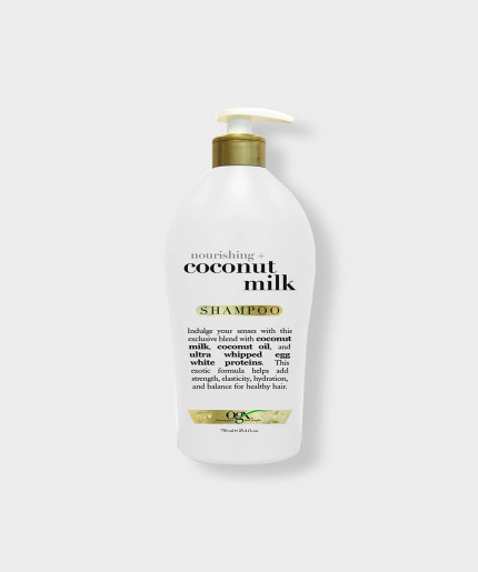 OGX Salon Size Nourishing Coconut Milk Shampoo With Pump｜ OGX Coconut Milk Shampoo｜ OGX