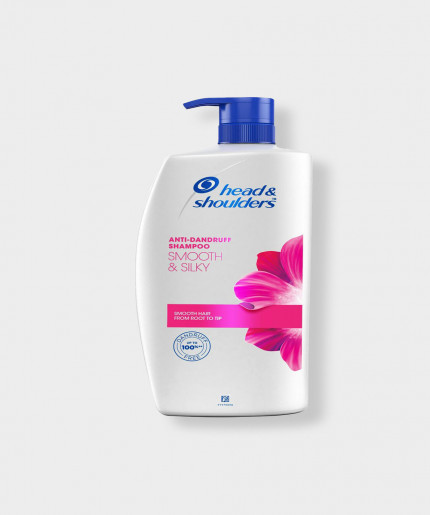Head & Shoulders Smooth and Silky Anti Dandruff Shampoo, 1L