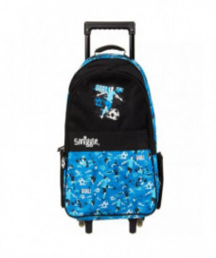 Smiggle Cruise Light Up Trolley Bag - Blue