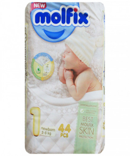 Molfix Twin Newborn Belt 2-5 Kg 44 Pcs (Made in Turkey)