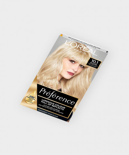 L'Oreal Paris L'Oreal Preference Permanent Hair Dye, 10.1 Helsinki Very Light Ash Blonde