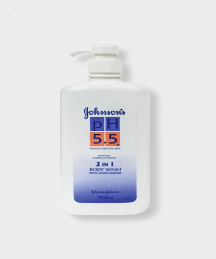 Johnson's pH 5.5 2 In 1 Body Wash With Moisturiser 750ml