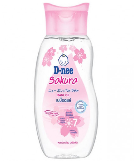 D-nee Sakura Gluten Free Baby Oil 100ml