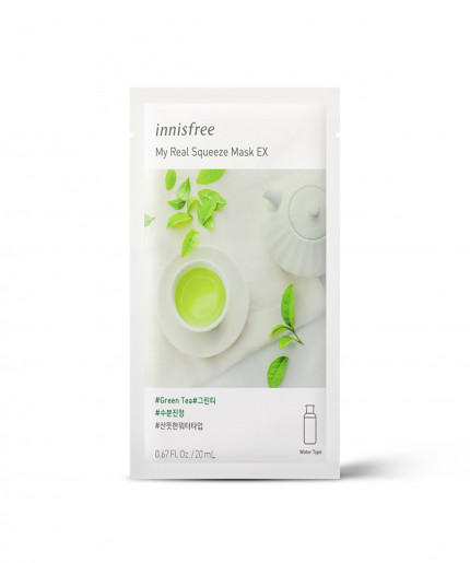 Innisfree My Real Squeeze Sheet Mask Green Tea 20ml
