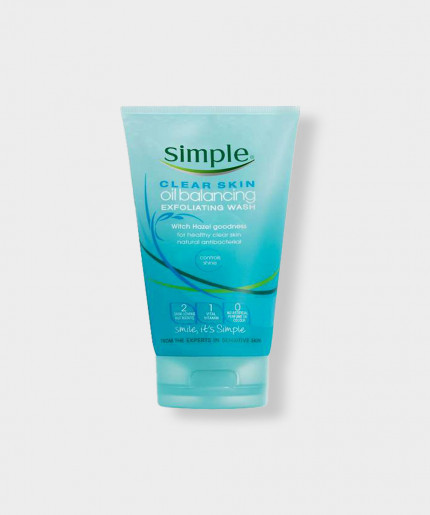 Revitalize Your Skin with our Simple Clear Skin Oil Balancing Exfoliating Wash - 150ml