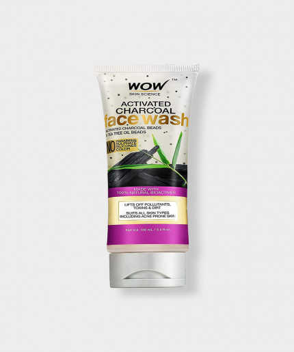 WOW Activated Charcoal Face Wash 100ml