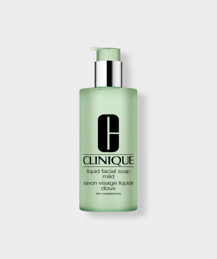 Clinique Liquid Facial Soap Mild Dry Combination 200ml - Gentle Cleansing for Balanced, Hydrated Skin