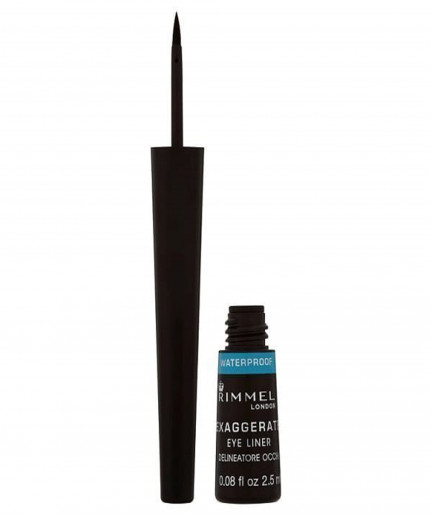 Rimmel Exaggerate Hydrofuge Waterproof Eye Liner Pot- 003 Black: Stay Smudge-Free All Day!