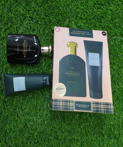 Woodspice Gentlemen Aftershave & Shower Gel Set