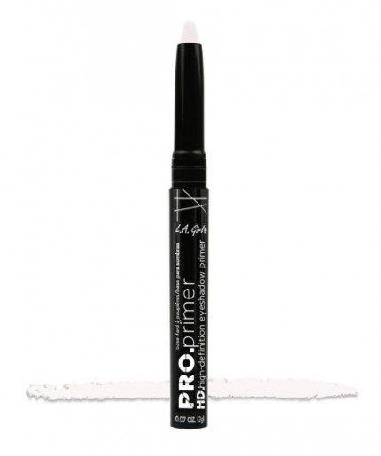 LA Girl HD Pro Eyeshadow Primer Stick in White: Achieve Smudge-proof and Long-lasting Eye Makeup Effects
