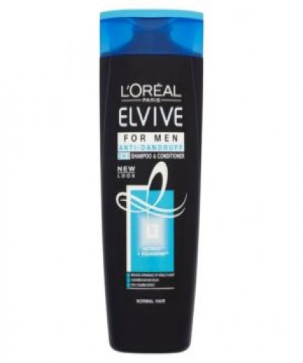 L’Oréal Elvive Men Anti-Dandruff 2in1 Shampoo & Conditioner - 400ml: A Powerful Solution for Dandruff-Free Hair