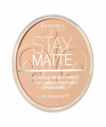 Rimmel Stay Matte Pressed Powder in 009 Amber - 14g: Achieve a Flawless Finish with this Long-Lasting Formula