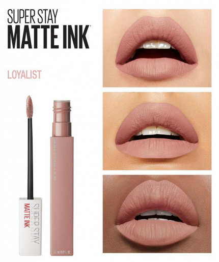 Maybelline Superstay Matte Ink Liquid Lipstick Loyalist - Long-lasting and Intense Pigmentation for All-Day Wear