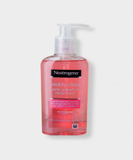 Neutrogena Visibly Clear Pink Grapefruit Facial Wash - 200ml: Gentle Cleansing for Fresh and Clear Skin