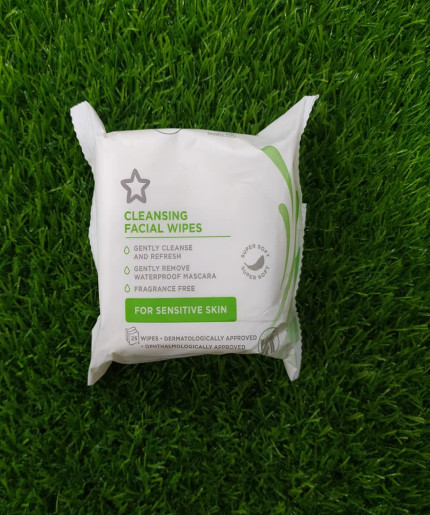 Superdrug Essential Fragrance Free Cleansing Face Wipes: Gentle and Effective