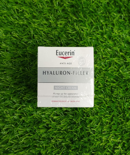 Eucerin Hyaluron-Filler Night Cream 50 ml: Rejuvenate and Nourish Your Skin While You Sleep