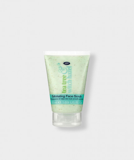 Boots Travel Mini Tea Tree & Witch Hazel Exfoliating Face Scrub: Refresh and Rejuvenate with this Travel-Friendly Scrub