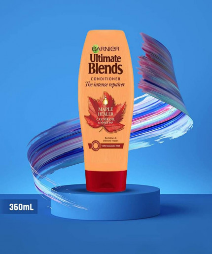Garnier Ultra Doux Healing Maple Conditioner - Deeply Nourishing and Repairing