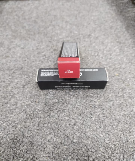 MAC Lustre Lipstick See Sheer - The Perfect Pop of Sheer Coral Color