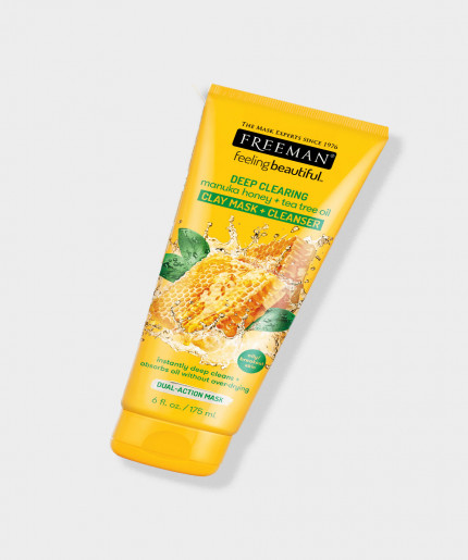 Revitalize Your Skin with Freeman Facial Manuka Honey + Tea Tree Clay Mask & Cleanser