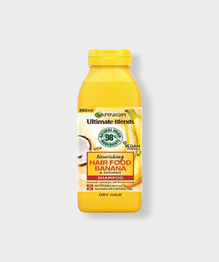 Garnier Ultimate Blends Hair Food Banana Shampoo 350 ML - Nourishing and Revitalizing Formula for Healthy Hair