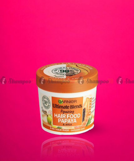 Garnier Ultimate Blends Hair Food Papaya 3-in-1 Damaged Hair Mask Treatment 390ml