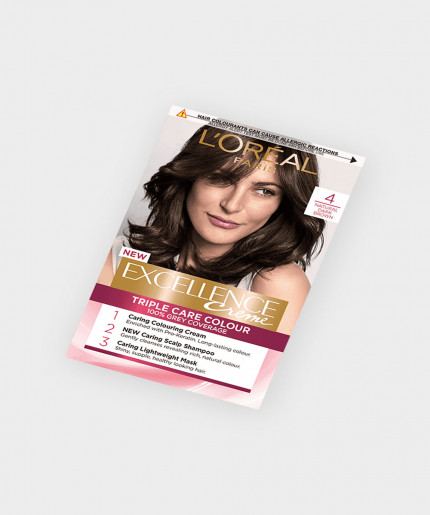 Excellence Creme 4 Natural Dark Brown Hair Dye