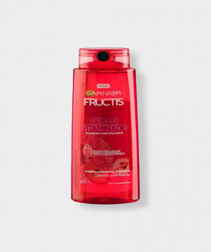 Garnier Fructis Shampoo Brillo Vitaminado - 650ml: Nourish Your Hair with a Boost of Radiance!