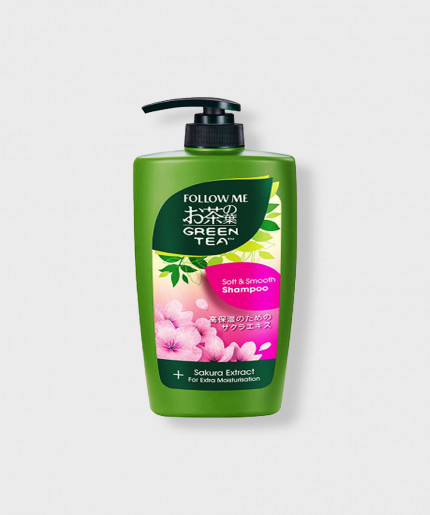 Follow Me Green Tea Soft & Smooth Shampoo - Experience the Ultimate Hair Care with Green Tea-infused Formula