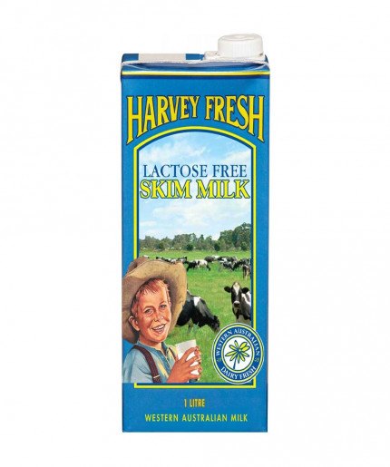 Discover the Creamy Goodness of Harvey Fresh Lactose Free Skimmed Milk - 1ltr - Shop Now!