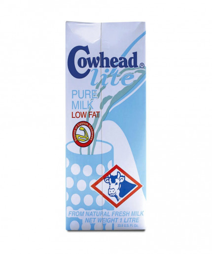 Cowhead Pure Milk Low Fat - 1ltr