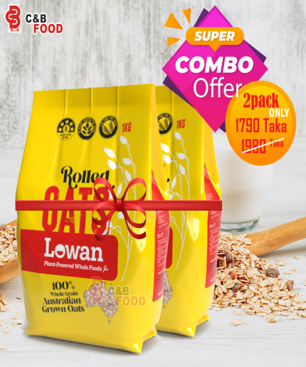 Lowan Rolled Oats (2packs) 2kg