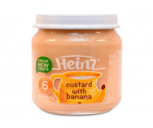 Heinz Banana Custard Glass 110g