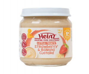 Heinz Strawberry & Banana Custard 110g
