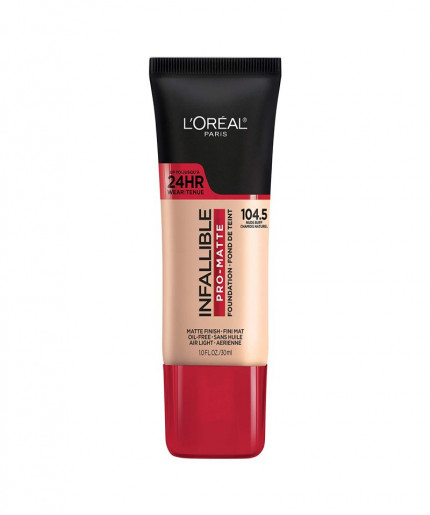 Loreal Infallible Pro Matte Foundation 104.5 Nude Buff