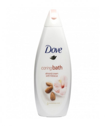 Dove Caring Bath Almond Cream with Hibiscus - Nourishing and Soothing Experience for Silky Smooth Skin