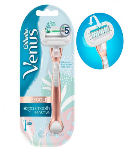 Gillette Venus Extra Smooth Sensitive Rose Gold Razor