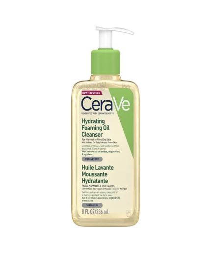 CeraVe Hydrating Foaming Oil Cleanser - Deep Cleanse and Hydrate Your Skin