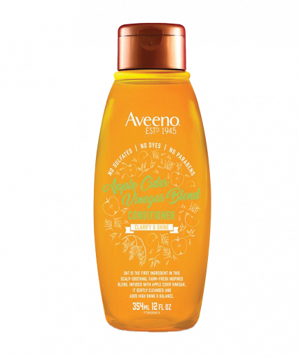 Aveeno Apple Cider Vinegar Blend Conditioner | A Timeless Solution for Hair Care | Est. 1945