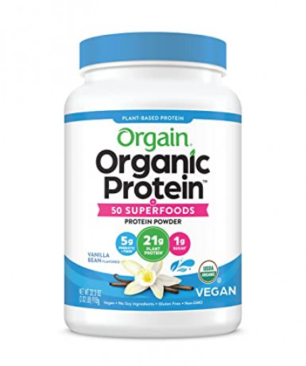 Organic Vanilla Plant-Based Protein Powder: Boost Your Health Naturally!