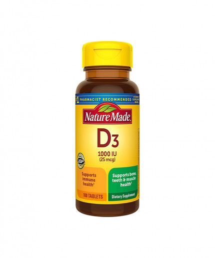 Nature Made Vitamin D3 1000 IU 25 mcg
