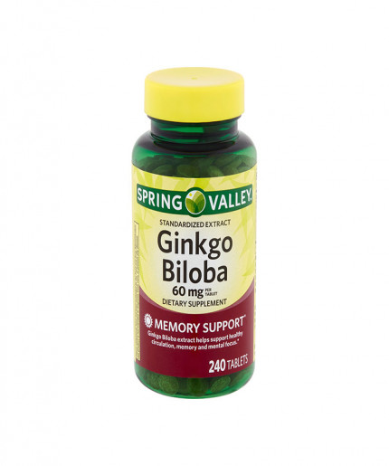 Spring Valley Ginkgo Biloba Extract 60mg
