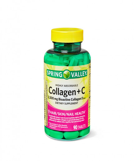 Spring Valley Highly Absorbable Collagen + C 2500 mg