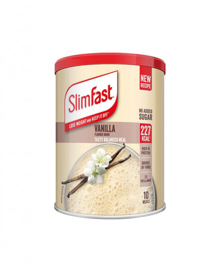 SlimFast High Protein Vanilla Flavour Powder - Boost your Protein Intake for Effective Weight Management