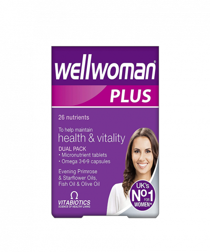 Vitabiotics Wellwoman Plus Omega  3 6 9