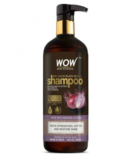 WOW Skin Science Red Onion Black Seed Oil Shampoo 500 ml